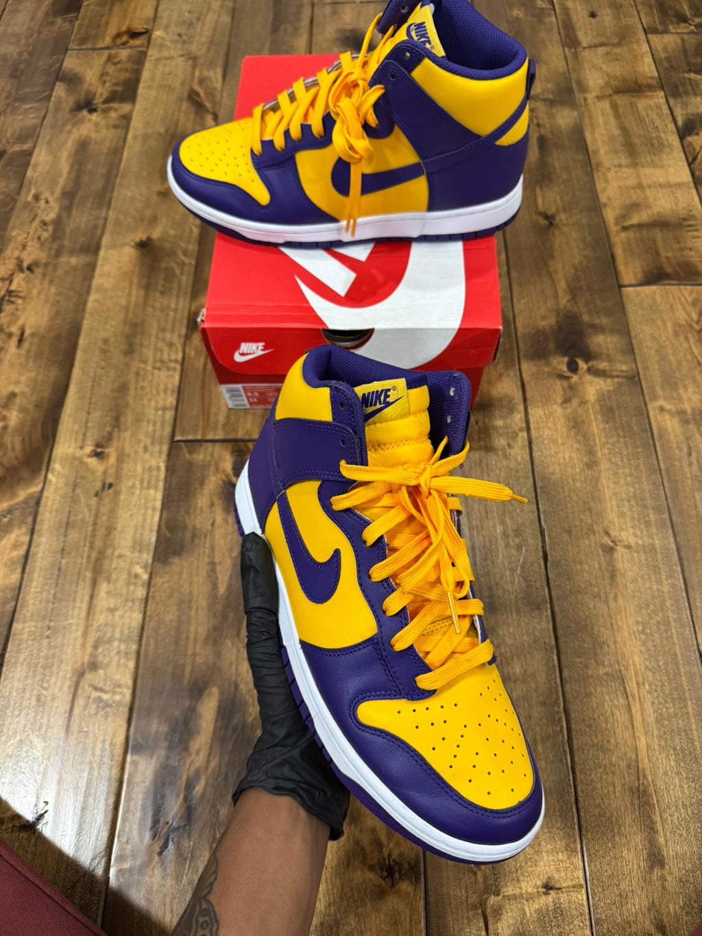 Nike Dunk Purple&Yellow