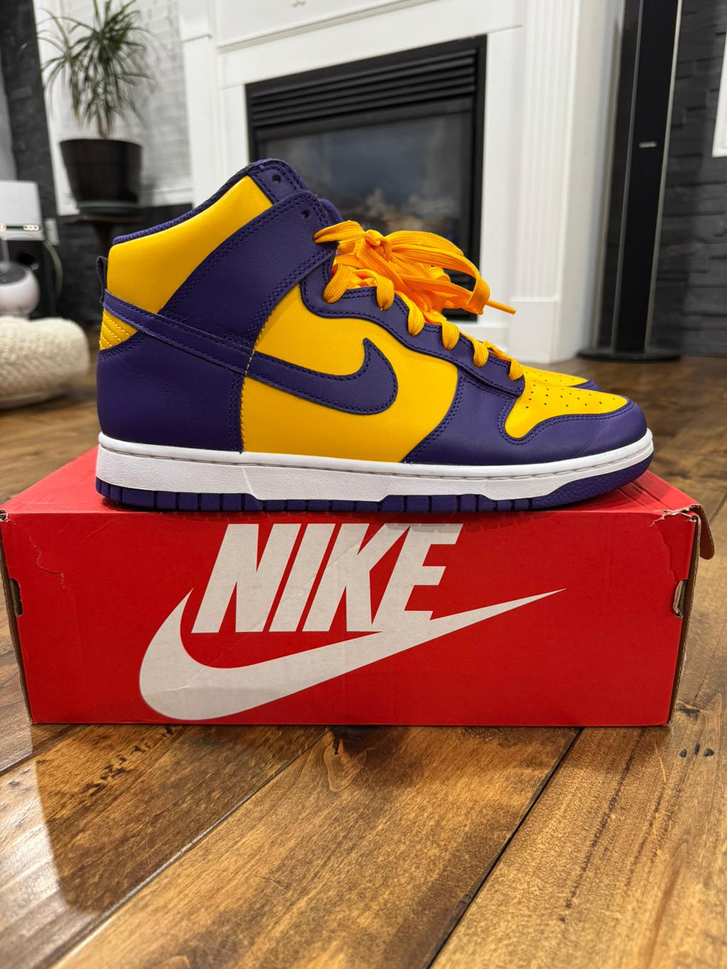 Nike Dunk Purple&Yellow